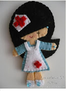 Y esta enfermera, la he hecho para mi amiga Carmela que se la va a regalar a .