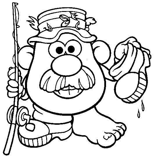 Coloring Pages for everyone: Mr Potato Head