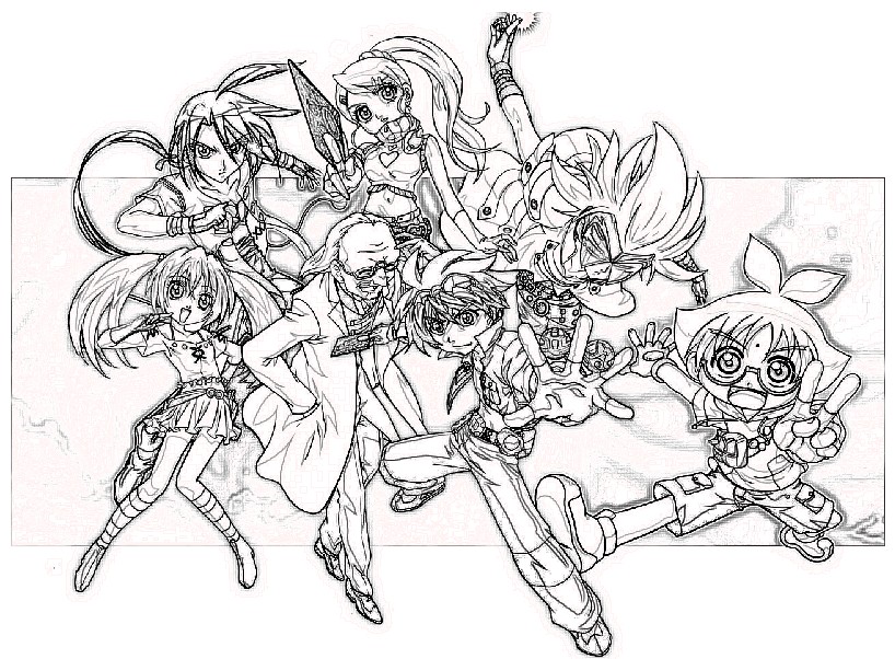 Coloring Pages for everyone: Bakugan Battle Brawlers