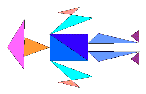 Dibujos con triangulos para niños - Imagui