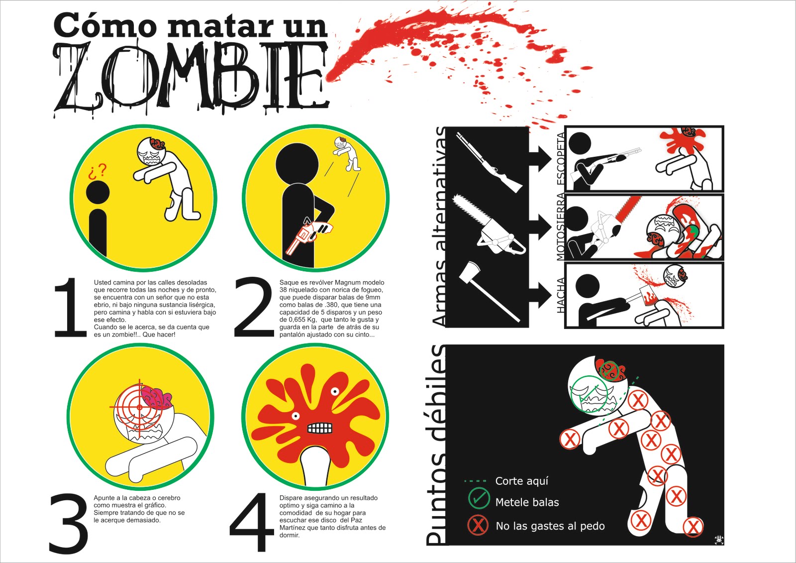 ¿Cómo se puede matar un zombie?