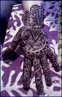 bridal henna tattoo palm tattoo