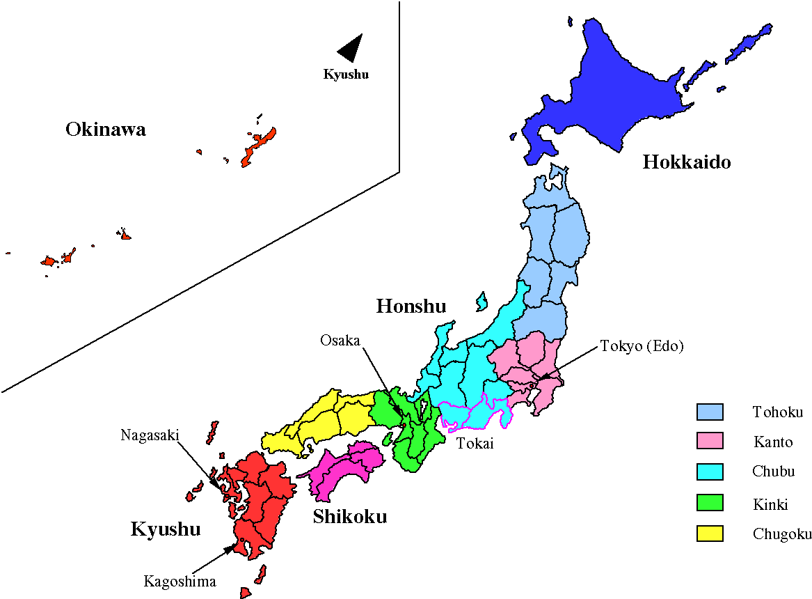Regional japan bocil