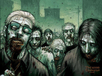 Halloween Zombies Wallpaper