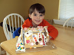 Elijah and his gingerbread house