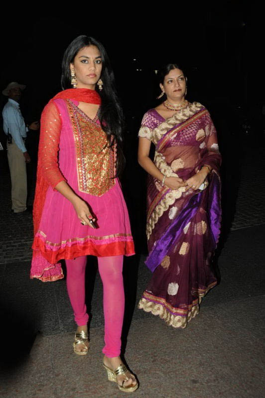 Celebrities at Allu arjun Sneha reddy Engagement Photos ...
