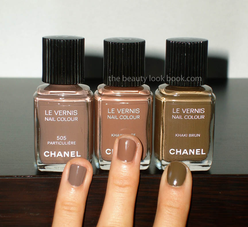 Chanel Khaki Rose Le Vernis - The Beauty Look Book