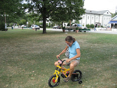 Riding that bicycle