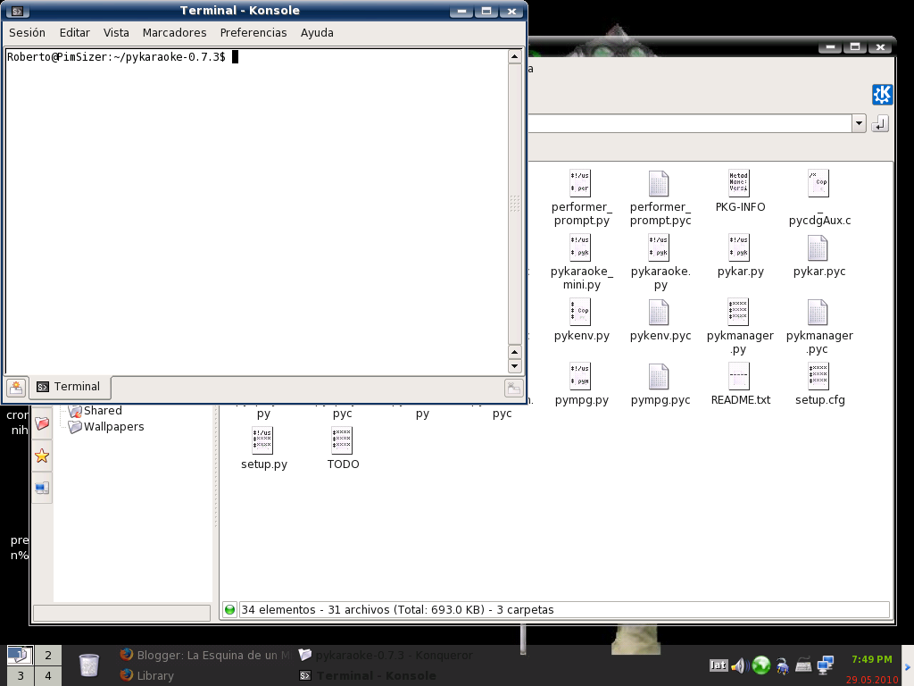 La Esquina de un Migrante a Linux Karaoke en Linux