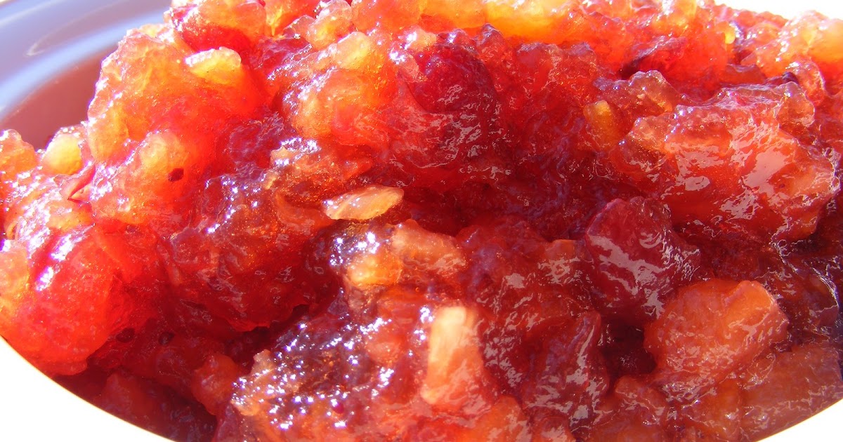 Easy Orange Pinapple Cranberry Relish