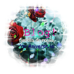 1er aniversario  jardin de rosas