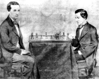 [ Louis Paulsen vs. Paul Morphy / New York, 1857 ]