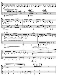 free score clarinet duet study