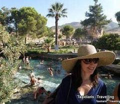 Cleopatra’s pool, Hierapolis, Pamukkale, Turkey