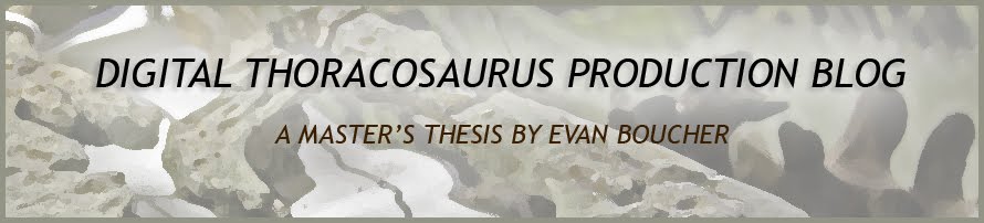 Digital Thoracosaurus Production Blog