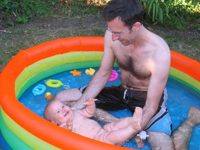 Doing the backstroke!