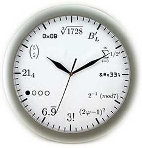 math clock