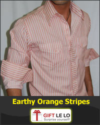 Earthy Orange Stripes