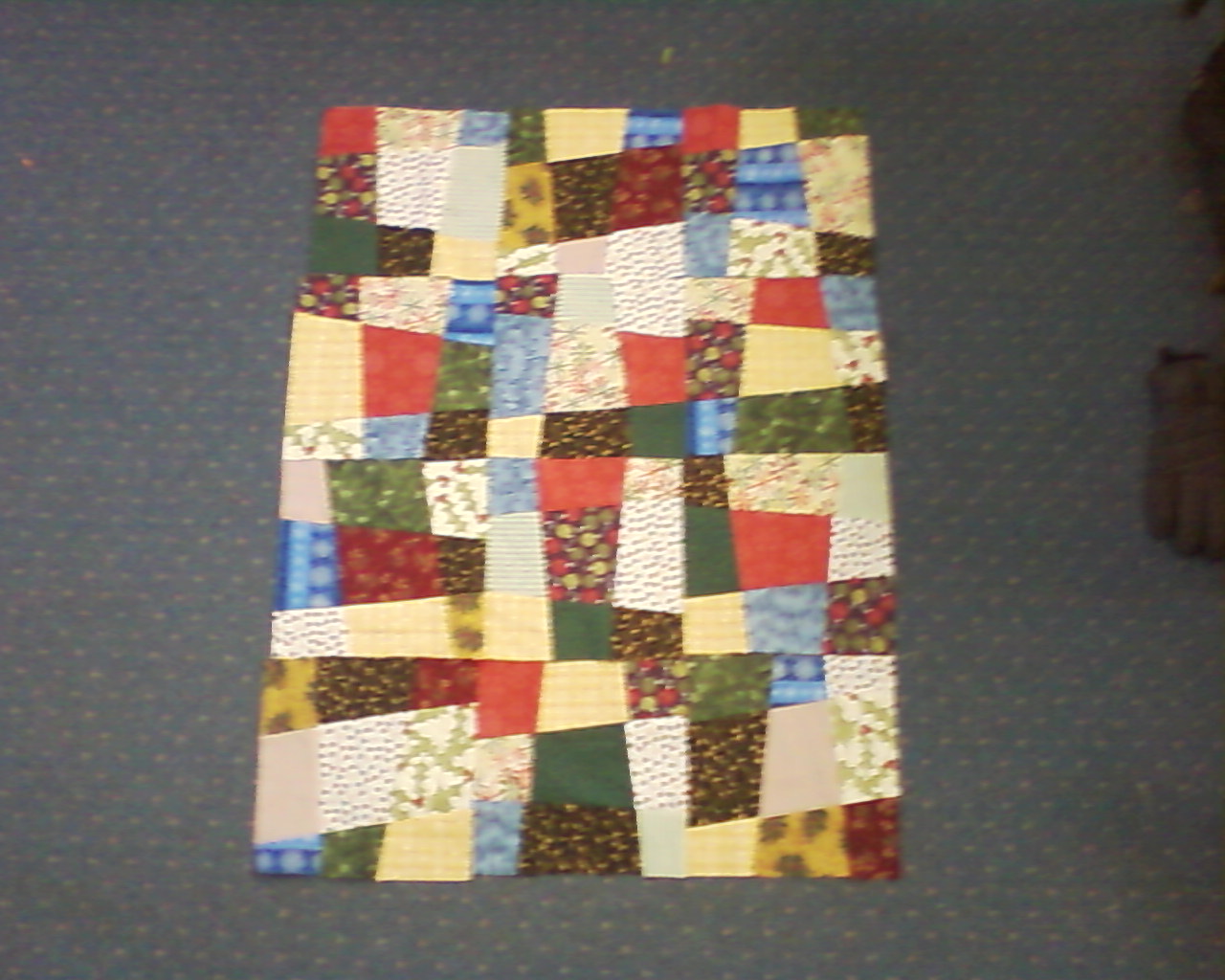 Crafty Christmas Club Crazy 9patch Quilt
