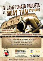Campeonato paulista de Muay Thai estreantes