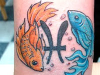 Pisces tattoo-show your creative side to the world