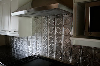 LIfe and Style: A to Z...: T! Tin Tile.... backsplash?