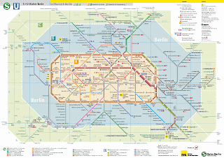 mappa metropolitana Berlino