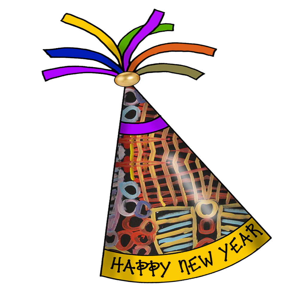 happy new year hat clipart - photo #44