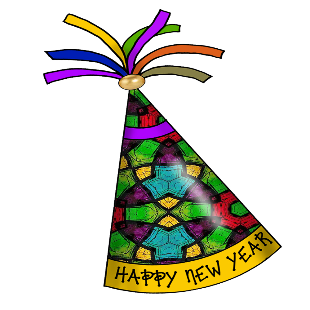 happy new year hat clipart - photo #43