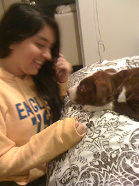 My Sista and my puppy =)