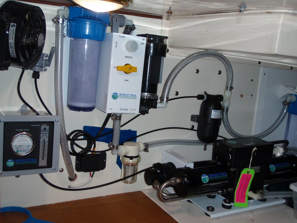 Sailing with the Missing Link Watermaker install