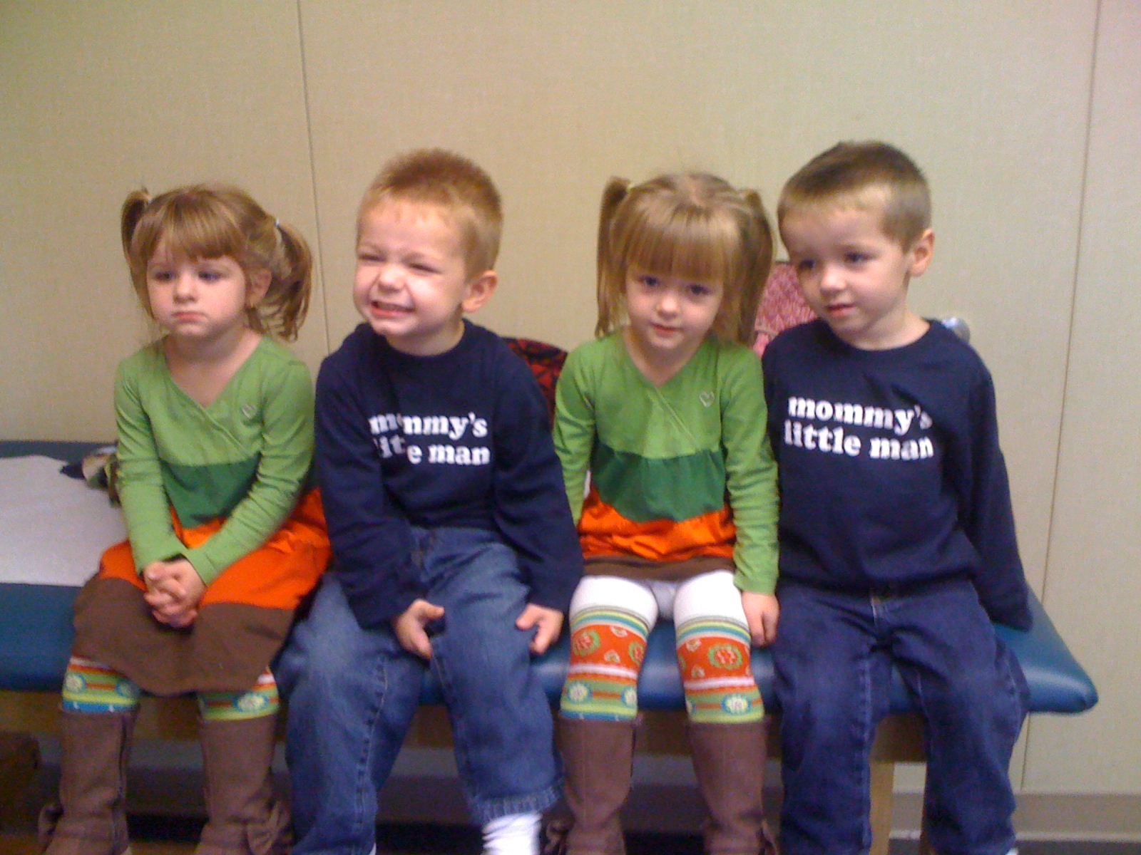 Wilke Quads 3 year old checkup