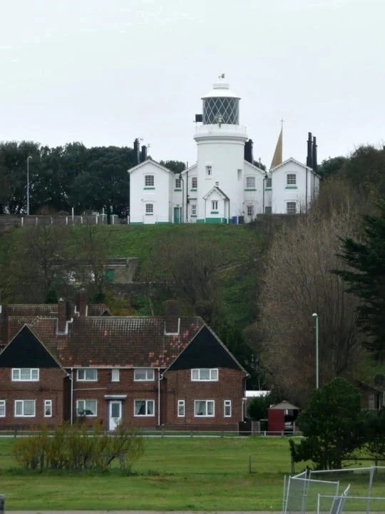 Gorleston and Lowestoft lighthouses