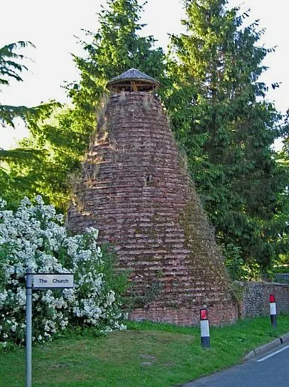 On the left, Meal deals at the Marquis of Granby in Stetworth. On the right, the former malting kiln at Dalham 