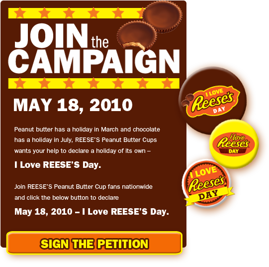 Barbara's Beat: I Love Reese's Day is May 18
