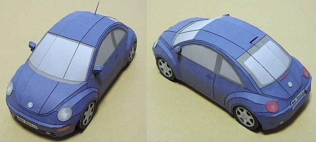 Volkswagen бумажная модель