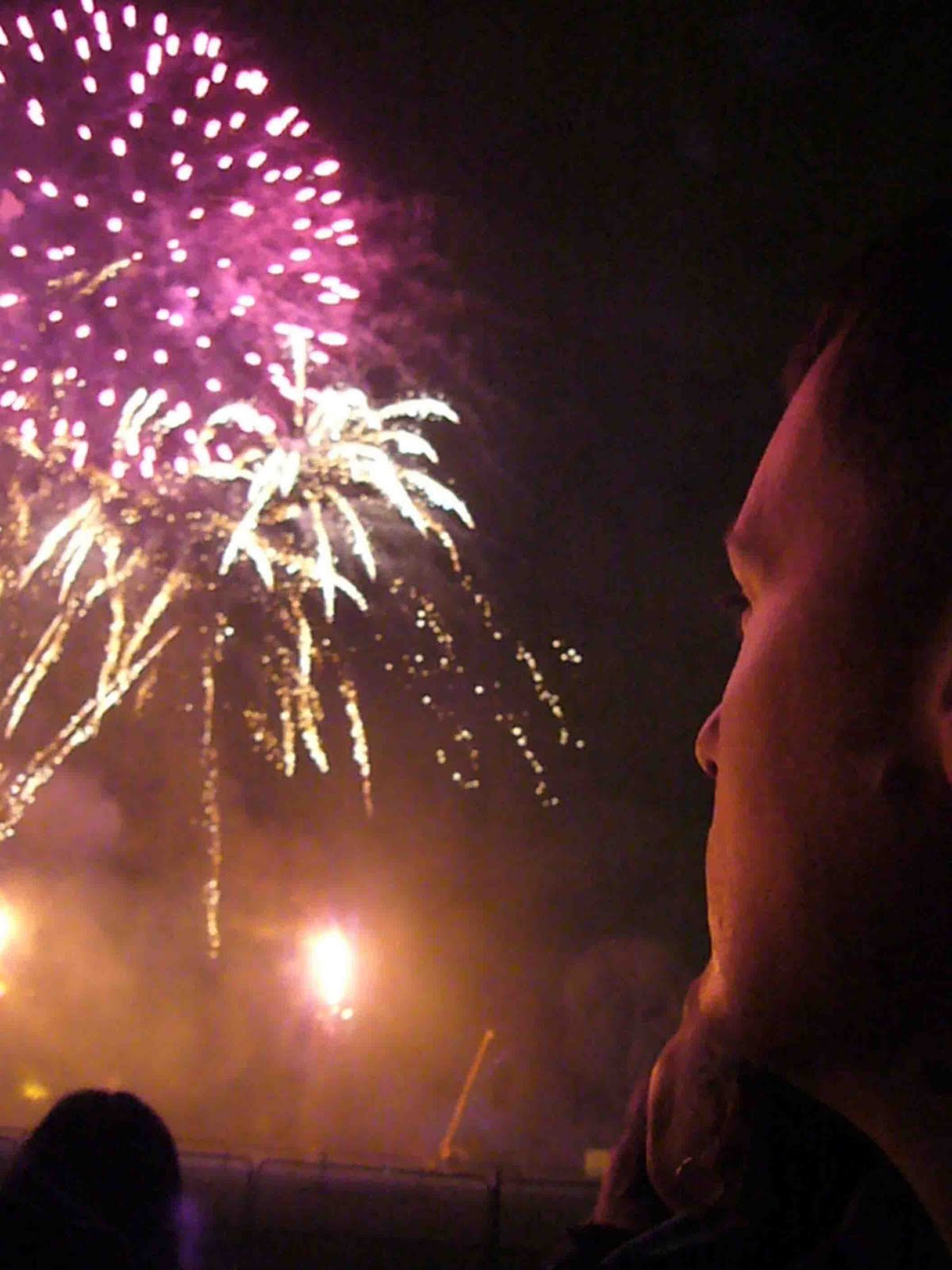 Here in the Sunshine Guy Fawkes Night in Battersea Park