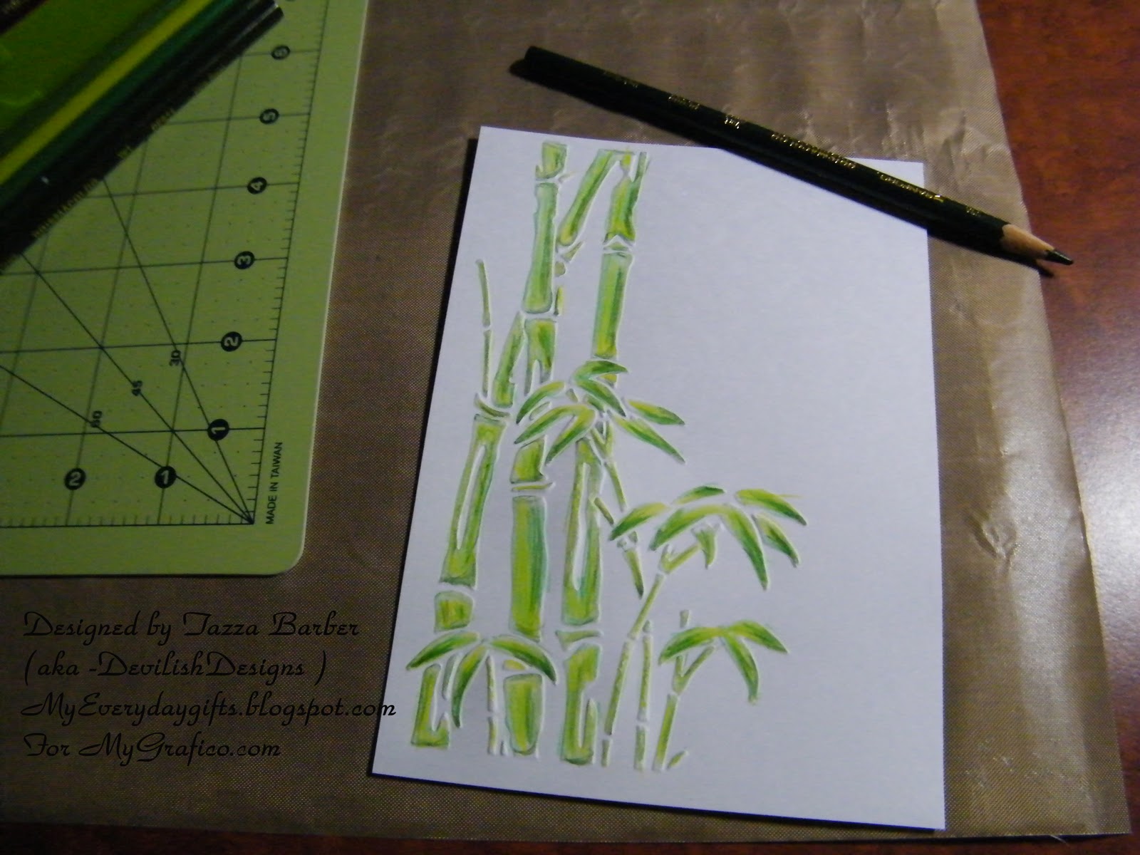 My Everyday Gifts Tuesday Tutorial! Embossing & Color Pencil Tutorial.