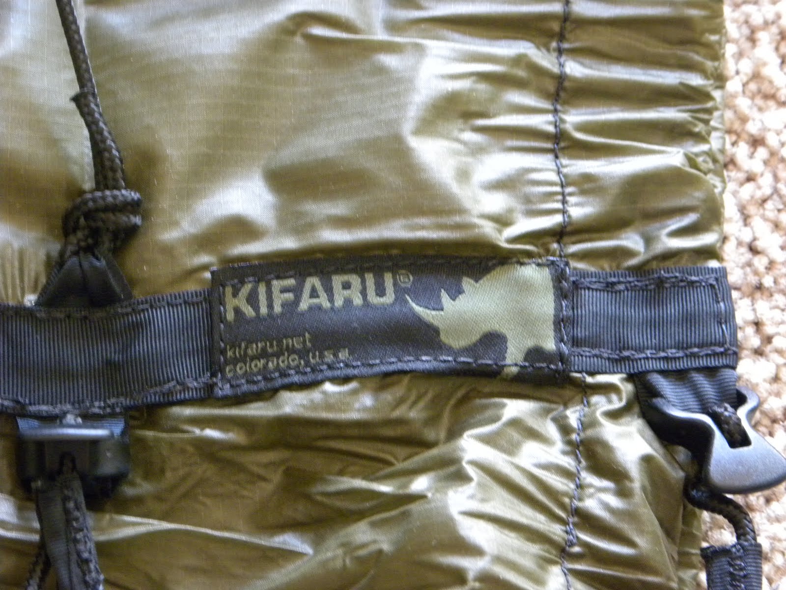 Bound For Cory's Gear Blog Kifaru Compression Stuff Sack, sleeping bag