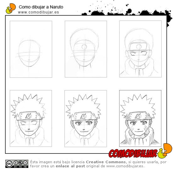 Naruto Shipudent Como Dibujar Naruto