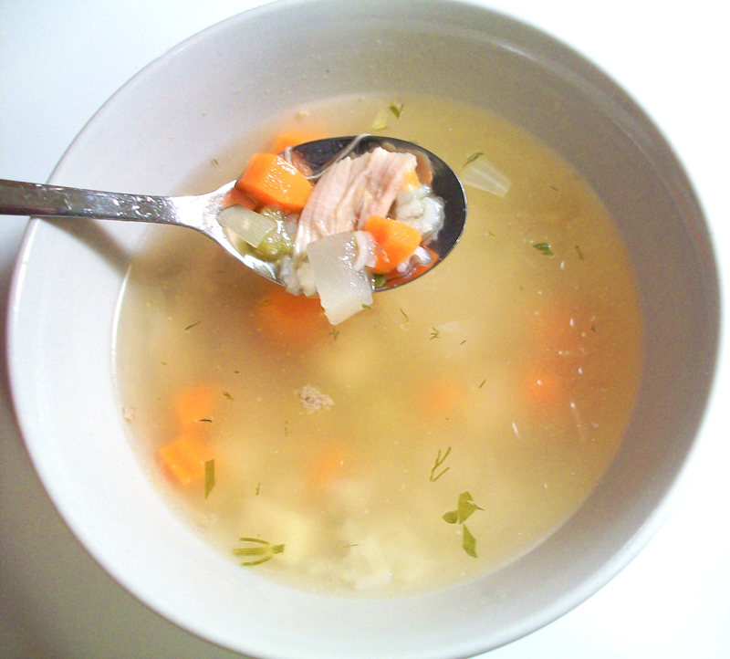hashbrown recluse SickDay Chicken Soup