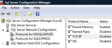 Microsoft Technology: Connect SQL Server by using IP Address: