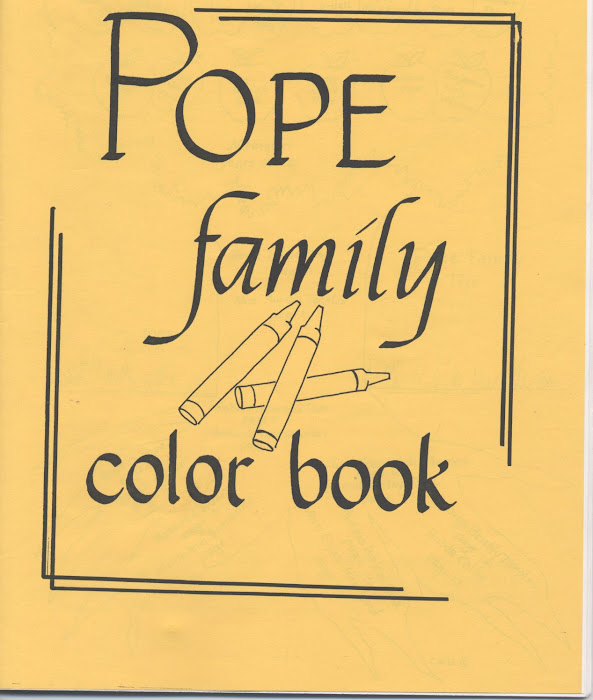 Pope Famly color book