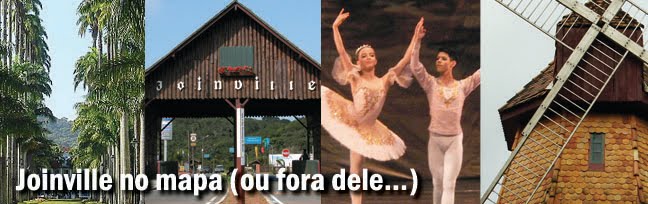 Joinville no mapa
