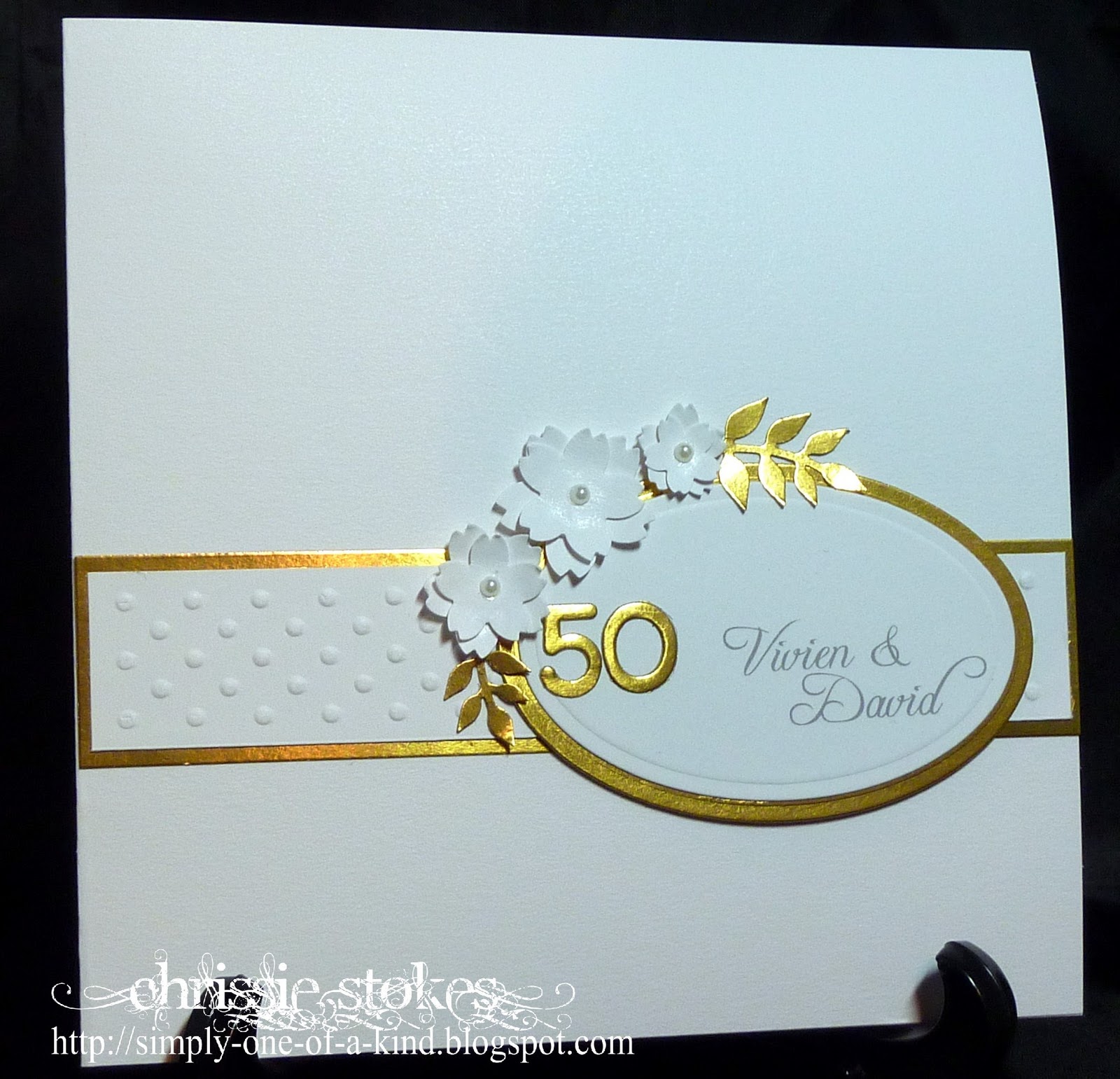 Simply One of a Kind Another Golden Wedding card