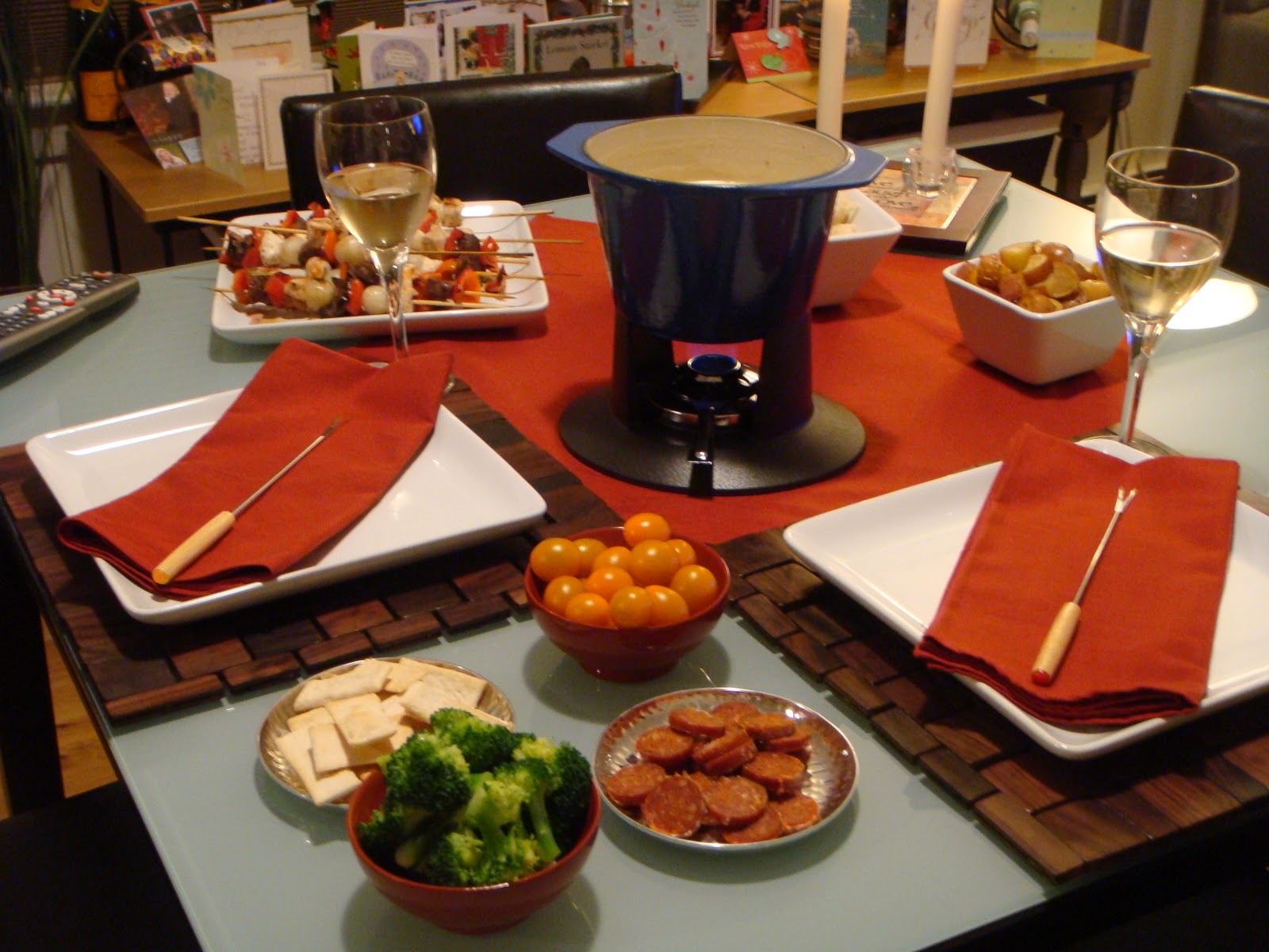 Delicious Dishings New Year's Eve At Home With Fondue