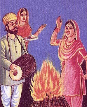 Lohri festival is a well-renowned harvest festival