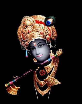 Beatiful Picture of Krishna in Black