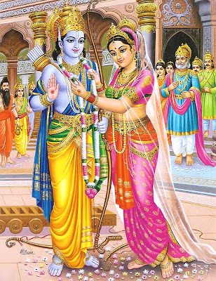 Pictures of Lord Rama Sita Devi Marriage