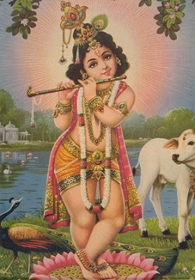 Lovely Lord Sree Krishna Picture for Vishu